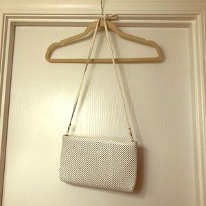 Vintage White Whiting & Davis Chainmail Purse